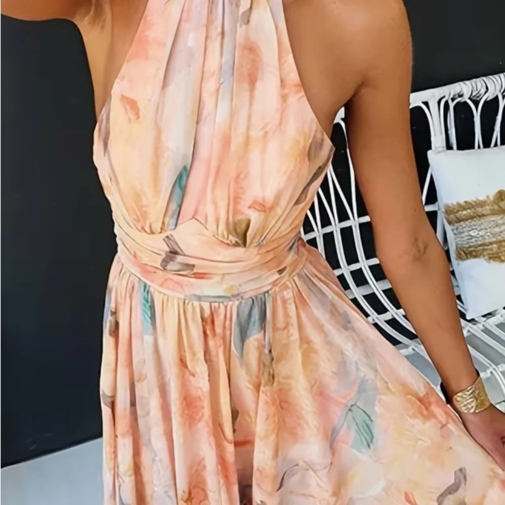 SHEIN Multicolor Backless Dress - Picture 2 of 5